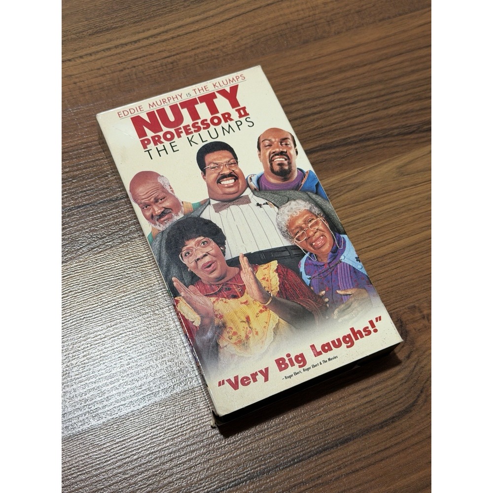 Nutty Professor II The Klumps VHS 2000 Comedy Eddie Murphy Universal Tested Good